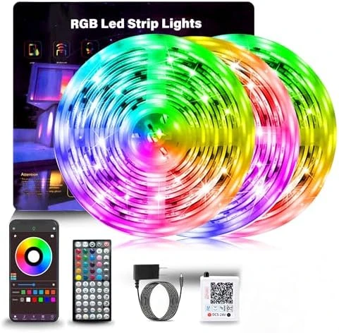 RGB LED Strip Lights 300FT (2 Rolls of 150FT) — LED Strip Lights, NBBUFF
