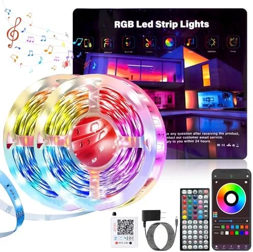 RGB LED Strip Lights 300FT (2 Rolls of 150FT) — LED Strip Lights, NBBUFF