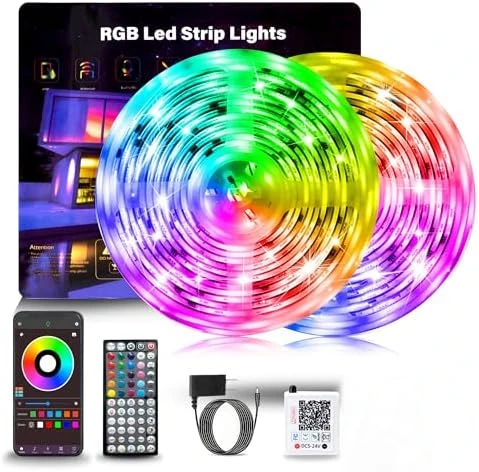 RGB LED Strip Lights 300FT (2 Rolls of 150FT) — LED Strip Lights, NBBUFF