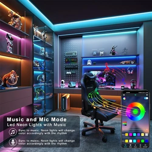 RGB LED Strip Lights 50FT — LED Strip Lights, GANZQH