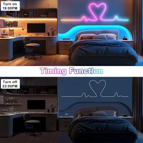 RGB Neon LED Rope Lights — LED Strip Lights, Cozylady