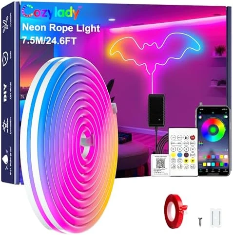 RGB Neon LED Rope Lights — LED Strip Lights, Cozylady