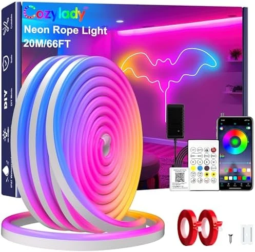 RGB Neon LED Rope Lights — LED Strip Lights, Cozylady