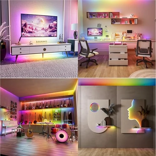 RGB Smart IC COB LED Strip Light 18ft — LED Strip Lights, Gingsow
