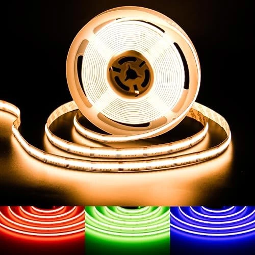 RGB Smart IC COB LED Strip Light 18ft — LED Strip Lights, Gingsow