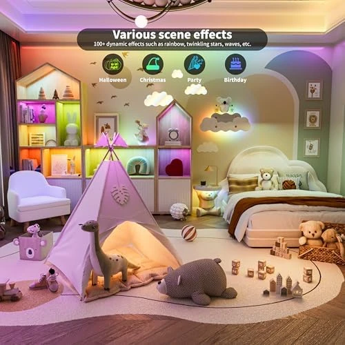 RGB Smart IC COB LED Strip Lights Chasing Color — LED Strip Lights, MIWISE