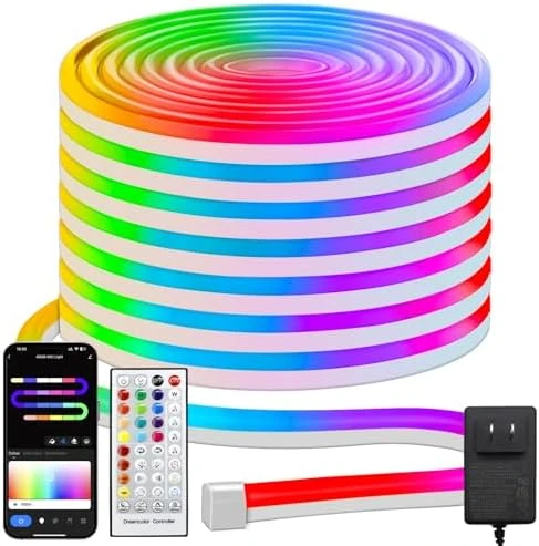 RGBIC LED Strip Lights, 33Ft Neon Rope Lights — LED Strip Lights, echosari