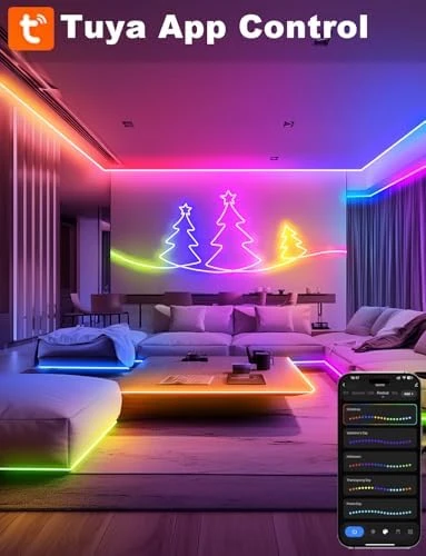 RGBIC LED Strip Lights, 33Ft Neon Rope Lights — LED Strip Lights, echosari