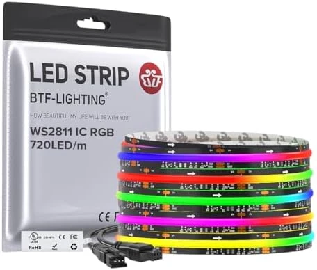 Smart IC RGB FCOB COB LED Strip — LED Strip Lights, BTF-LIGHTING