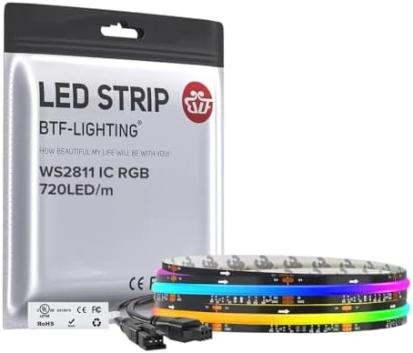 Smart IC RGB FCOB COB LED Strip — LED Strip Lights, BTF-LIGHTING
