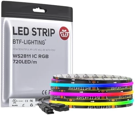 Smart IC RGB FCOB COB LED Strip — LED Strip Lights, BTF-LIGHTING
