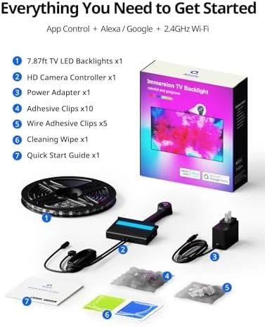 Smart LED Backlight with Camera — LED Strip Lights, Ailofy