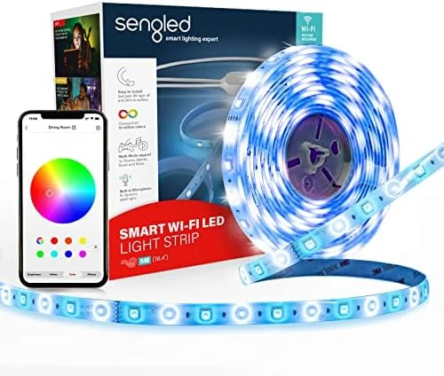 Smart LED Strip Lights, 16.4ft Wi-Fi LED Lights — LED Strip Lights, Sengled