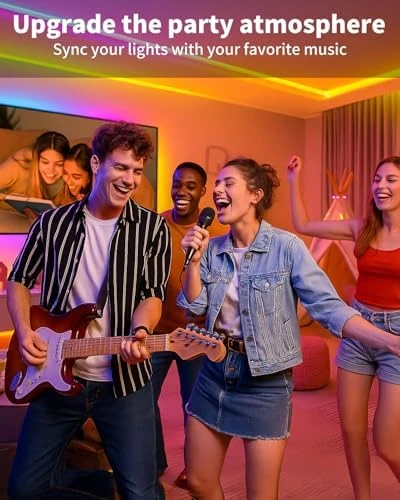 Smart LED Strip Lights 200FT (2 Rolls of 100 ft) with Remote and App Control — LED Strip Lights, BojiaLighting