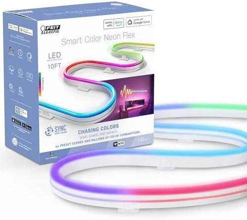 Smart Neon Strip Lights, 10FT — LED Strip Lights, Feit Electric
