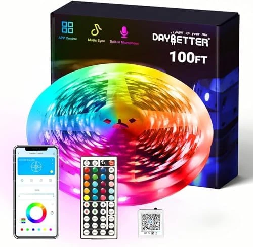Smart RGB Led Strip Lights, 100ft — LED Strip Lights, DAYBETTER