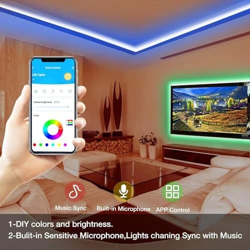 Smart RGB Led Strip Lights, 100ft — LED Strip Lights, DAYBETTER