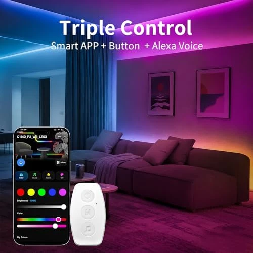 Smart WiFi LED Strip Lights — LED Strip Lights, KSIPZE