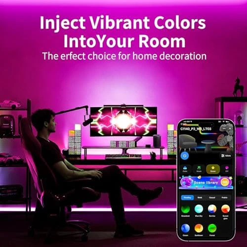 Smart WiFi LED Strip Lights — LED Strip Lights, KSIPZE