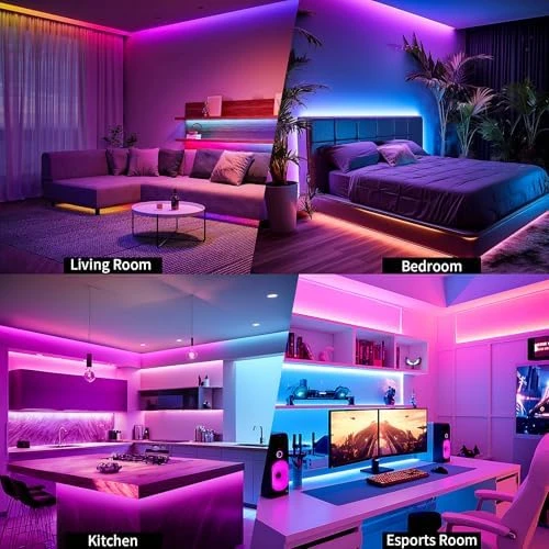 Smart WiFi LED Strip Lights — LED Strip Lights, KSIPZE