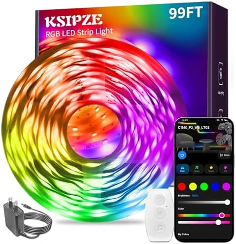 Smart WiFi LED Strip Lights — LED Strip Lights, KSIPZE