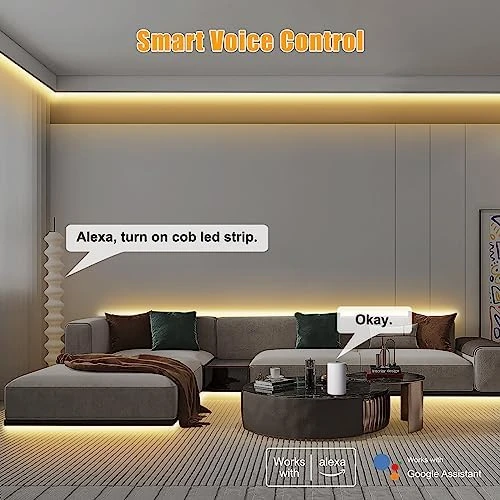 Tunable White Smart COB LED Strip Light Kit 16.4ft — LED Strip Lights, Tatazone