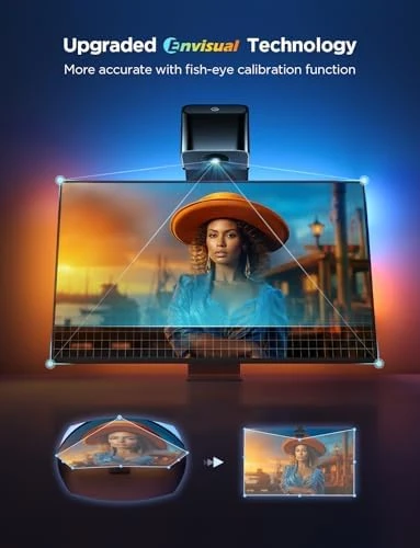 TV Backlight 3 Lite with Fish-Eye Correction — LED Strip Lights, Govee