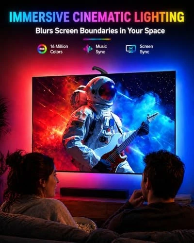 TV LED Backlight with Sensor — LED Strip Lights, QTU