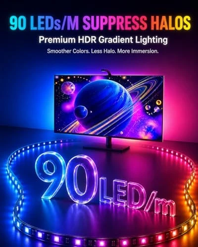 TV LED Backlight with Sensor — LED Strip Lights, QTU