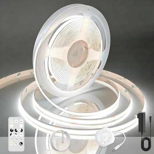 White Motion Sensor COB LED Strip Light — LED Strip Lights, AXMOTUT