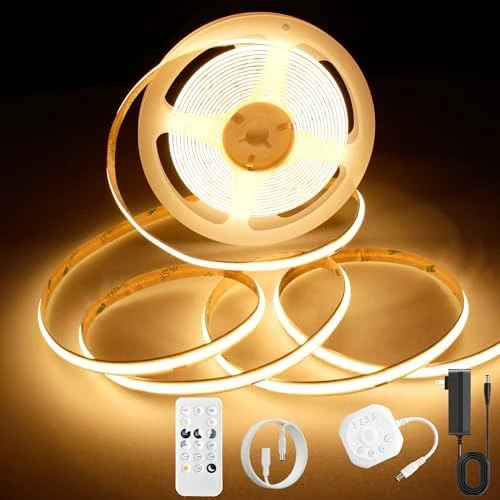 White Motion Sensor COB LED Strip Light — LED Strip Lights, AXMOTUT