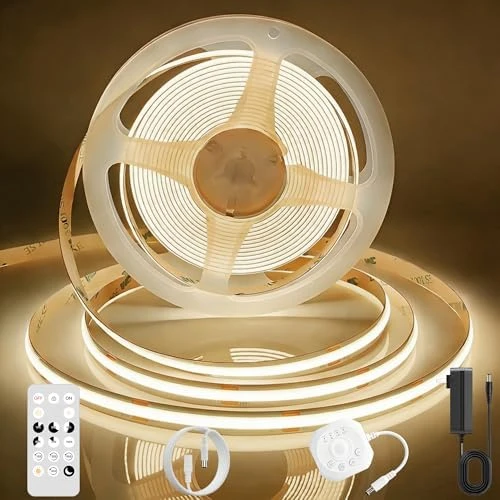 White Motion Sensor COB LED Strip Light — LED Strip Lights, AXMOTUT
