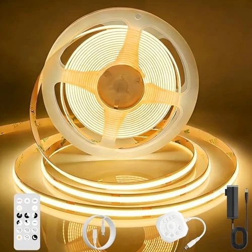 White Motion Sensor COB LED Strip Light — LED Strip Lights, AXMOTUT