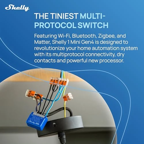 1 Mini Gen4 Smart Relay Switch — Smart Switch, Shelly