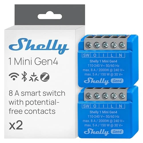 1 Mini Gen4 Smart Relay Switch — Smart Switch, Shelly
