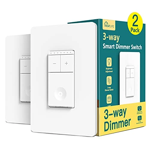 3 Way Smart Dimmer Switch 2 Pack — Smart Switch, TREATLIFE