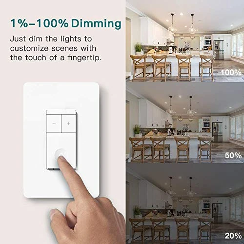 3 Way Smart Dimmer Switch 2 Pack — Smart Switch, TREATLIFE