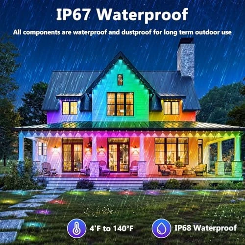 300FT Permanent Outdoor Lights — LED Strip Lights, LETIANPAI