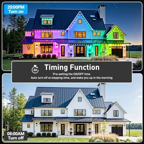 300FT Permanent Outdoor Lights — LED Strip Lights, LETIANPAI