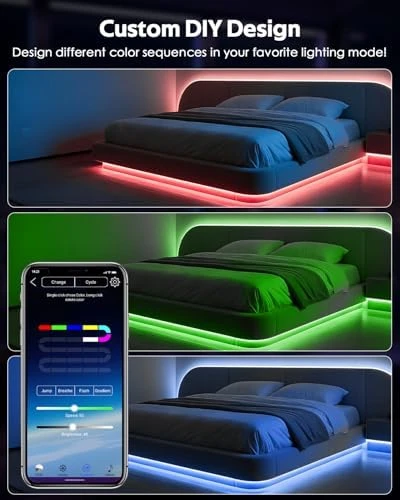 Bluetooth USB RGB COB LED Strip Lights 6.56FT with Remote Control — LED Strip Lights, Samsion