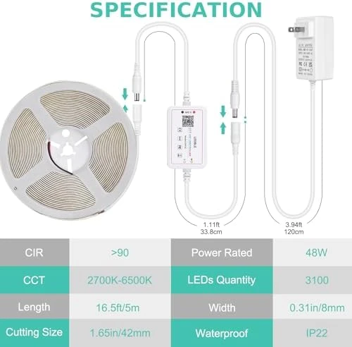 COB LED Strip Light — LED Strip Lights, Wefomey