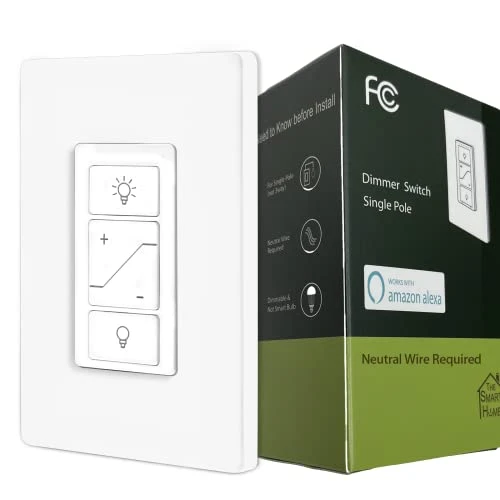 Dimmer Switch with Wireless Remote Control — Smart Light Bulb, Humpptom