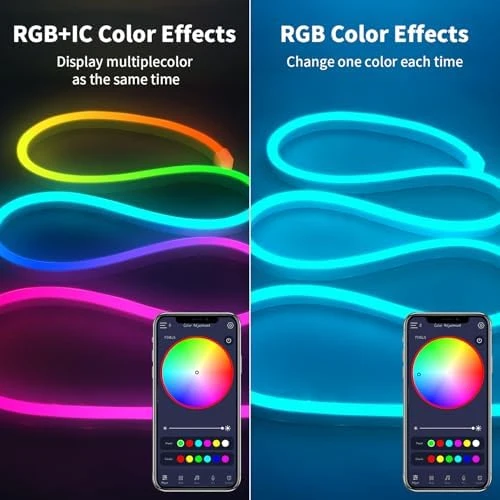 Neon LED Strip Lights with Music Sync — LED Strip Lights, iNextStation