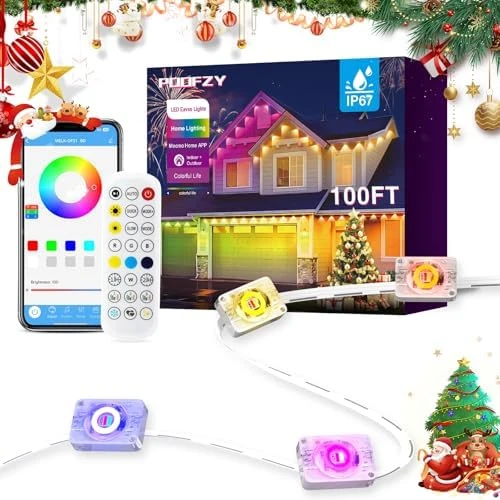 Permanent Outdoor Lights for House — LED Strip Lights, POOFZY
