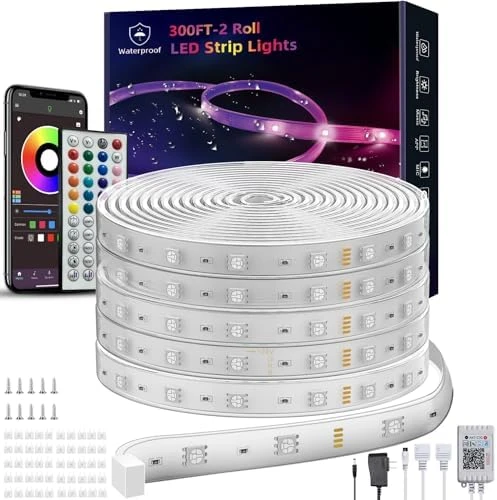 RGB LED Neon Rope Lights with Remote App Control — LED Strip Lights, Ledagic