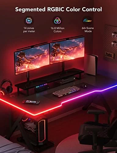 RGBIC Gaming Lights, 10ft Neon Rope Lights — LED Strip Lights, Govee