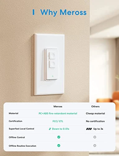 Smart Dimmer Switch — Smart Switch, meross