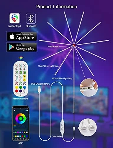 Smart Firework Led Lights — LED Strip Lights, MATICOD