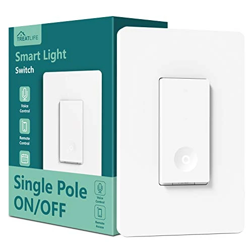 Smart Light Switch, 2.4GHz WiFi — Smart Switch, TREATLIFE