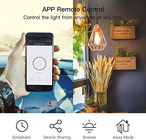 Smart Light Switch, 2.4GHz WiFi — Smart Switch, TREATLIFE
